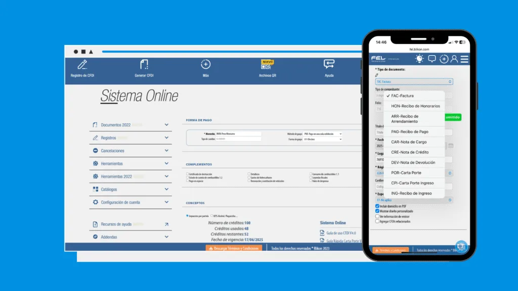 Sistema Online FEL, Activa tu cuenta y factura en línea desde donde estés.