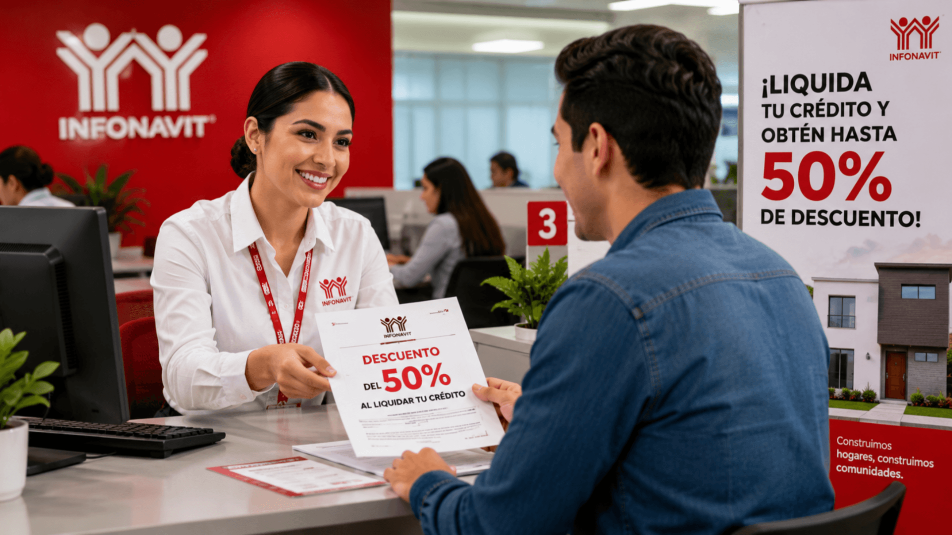 Descuento del 50% en tu crédito Infonavit